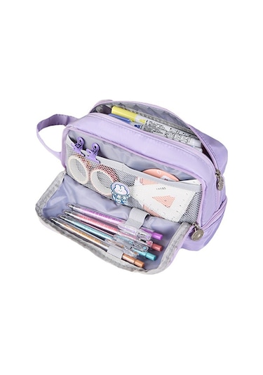 Ww 5 Katlı Büyük Kapasiteli Kalem Kutusu-Mavi