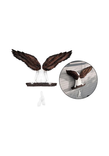 Homyl Reçine Melek Kanatları Sanat Heykeli Duvar Dekoru Dıy 20 Santimetre