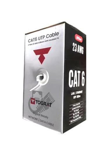 Tograt Cat6 Utp Kablo 305m - 23 Awg Gigabit Ethernet Lan İnternet Kablosu