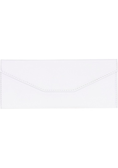 Plm Smart Glass Deri Gözlük Kılıfı H108 Kar Beyaz