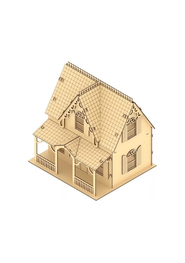 TLR hobi Tlrhobi Oyun Evi Ahşap Maket