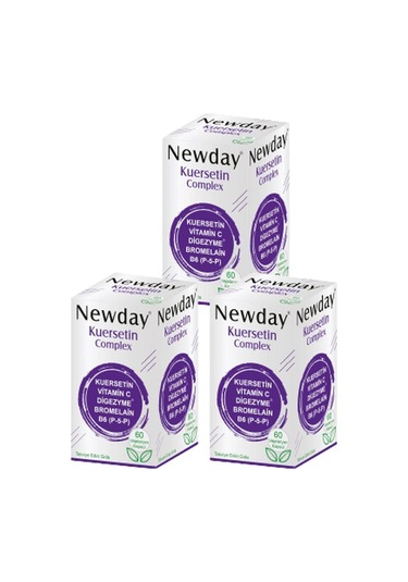 Newday Kuersetin Complex 3 x 60 Kapsül