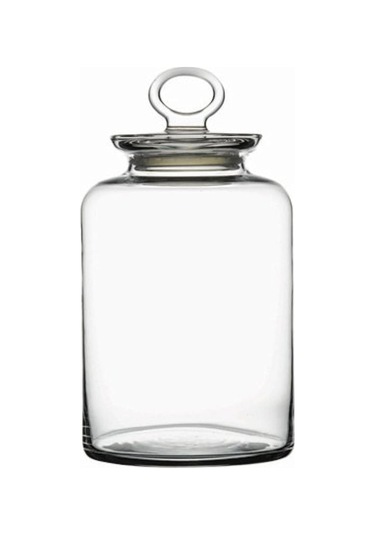 Kıtchen Cam Kapaklı Kavanoz Siyah