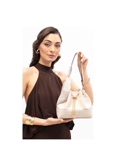 Sisley Kadın Kol Çantası Sly423 Beyaz