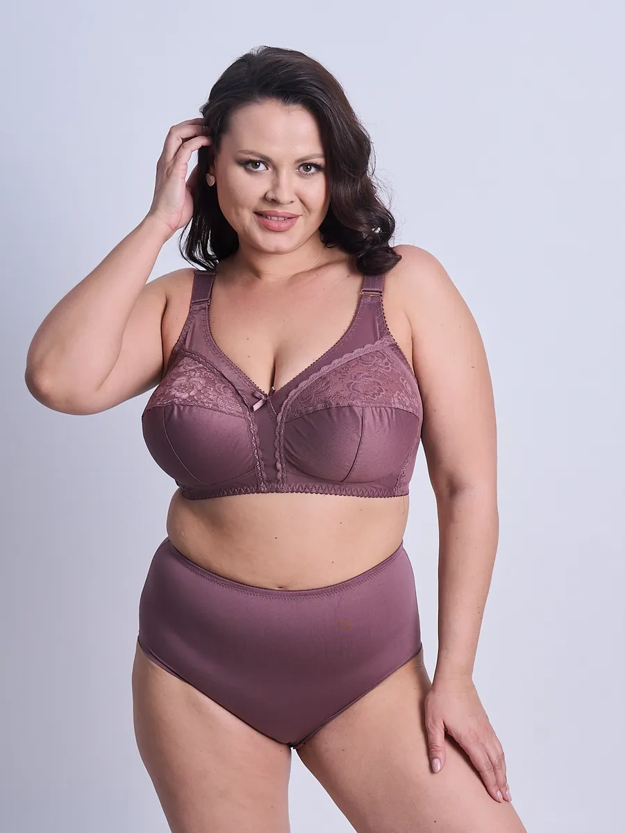 Lavandına Büyük Beden Kadınlar İçin Korsesiz Sütyen 413994272 Kahve