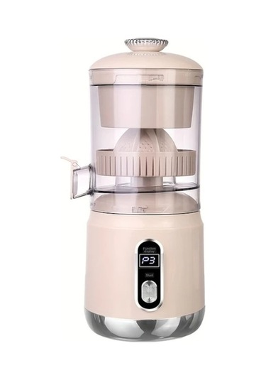 Fastbuy Sinuoshop Bej Usb Şarjlı Kablosuz Meyve Sıkacağı, Ayrılabilir Kapak, Ev Kullanımı İçin Bej