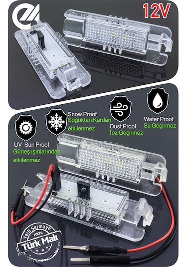 Porsche Carrera Gt 2003 2006 Canbus Led Plaka Aydınlatma Ledi Lambası