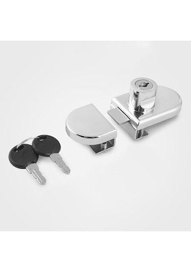 Paslanmaz Çelik Donanım Güvenlik Dolabı Ekran Kilidi Cam Kapı Kilitli Dolap Kapı Kilidi Lockset Style 4