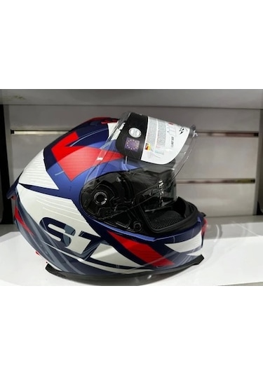 Sway Sw-865 St  Motosiklet Kaskı Blue/red