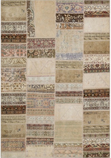 Çok Canlı Patchwork Halı 230x160 Cm 6351