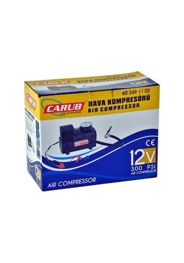 Carub 12v Hava Kompresörü 300 Psi Siyah Br2491102