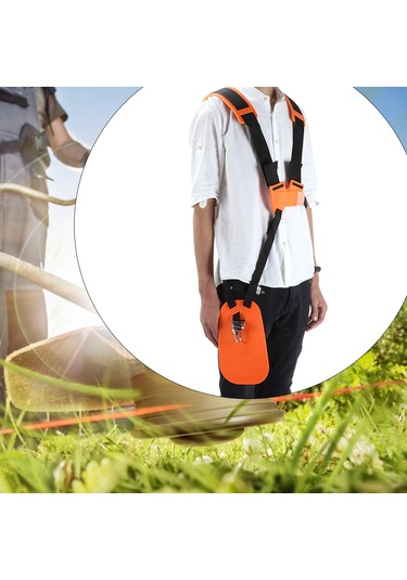 Xiyyadms Turuncu Sponge Yüklü Nylon Çekici Askısı - Ağır Aletler İçin Ağırlığı Dağıtan Ayarlanabilir Omuz Kemer