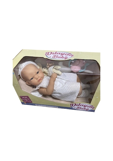40 Cm Dilayba Baby Aksesuarlı Gerçek Yüzlü Et Bebek 9992