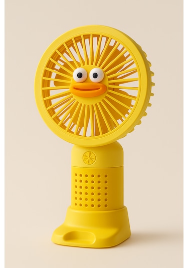 Sarjlı Sabıtlenebılır Desenlı Gulen Yuz El Fanı