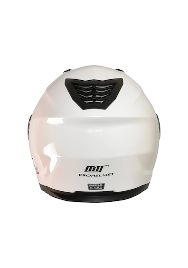 Motoanl Güneş Vizörlü Ece 22.06 Sertifikalı New Motor Kaskı V2 Whıte Beyaz