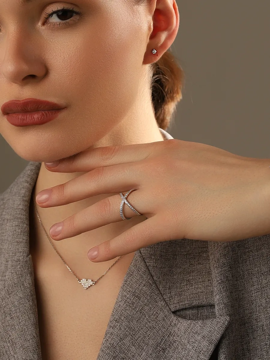 Serebranyj Dom Gençler İçin 925 Ayar Gümüş Küpeler 61402284 Diğer