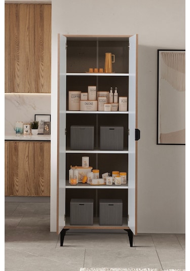 Sarmobi Arden 2 Kapaklı Çok Amaçlı Dolap Beyaz