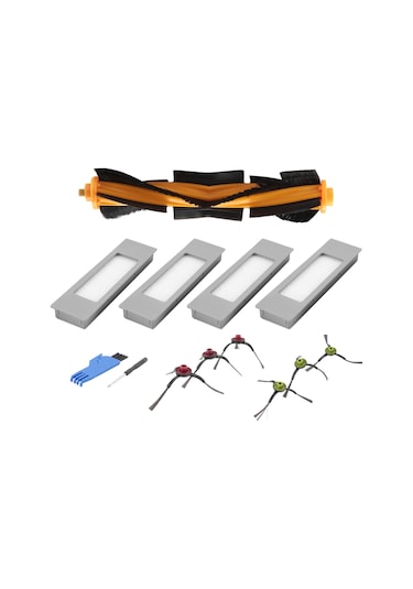 Crackedice Robot Süpürge İçin Yedek Aksesuar Seti