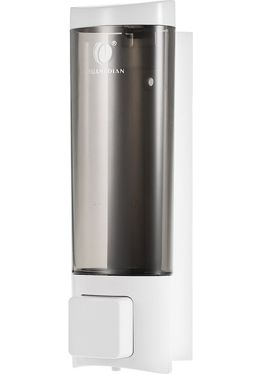 Qianfan Çift Taraflı Köpük Bantlı Manuel El Sabunu Dispenseri Beyaz