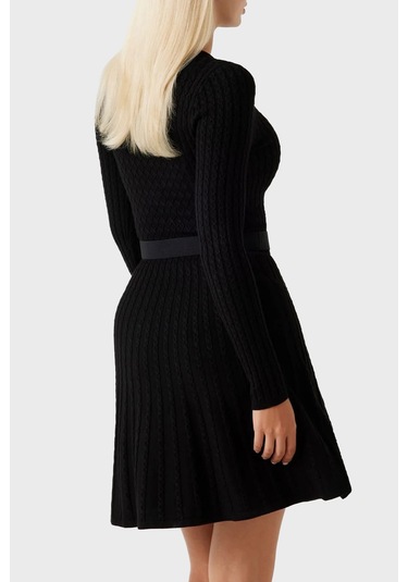 Guess Bayan Elbise W5bk68 Z2yj2 Jblk Siyah Siyah