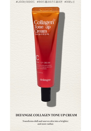 Collagen Tone-up Cream Aydınlık Ve Eşitlenmiş Cilt Kolajen İçerikli Yüz Kremi 30ml