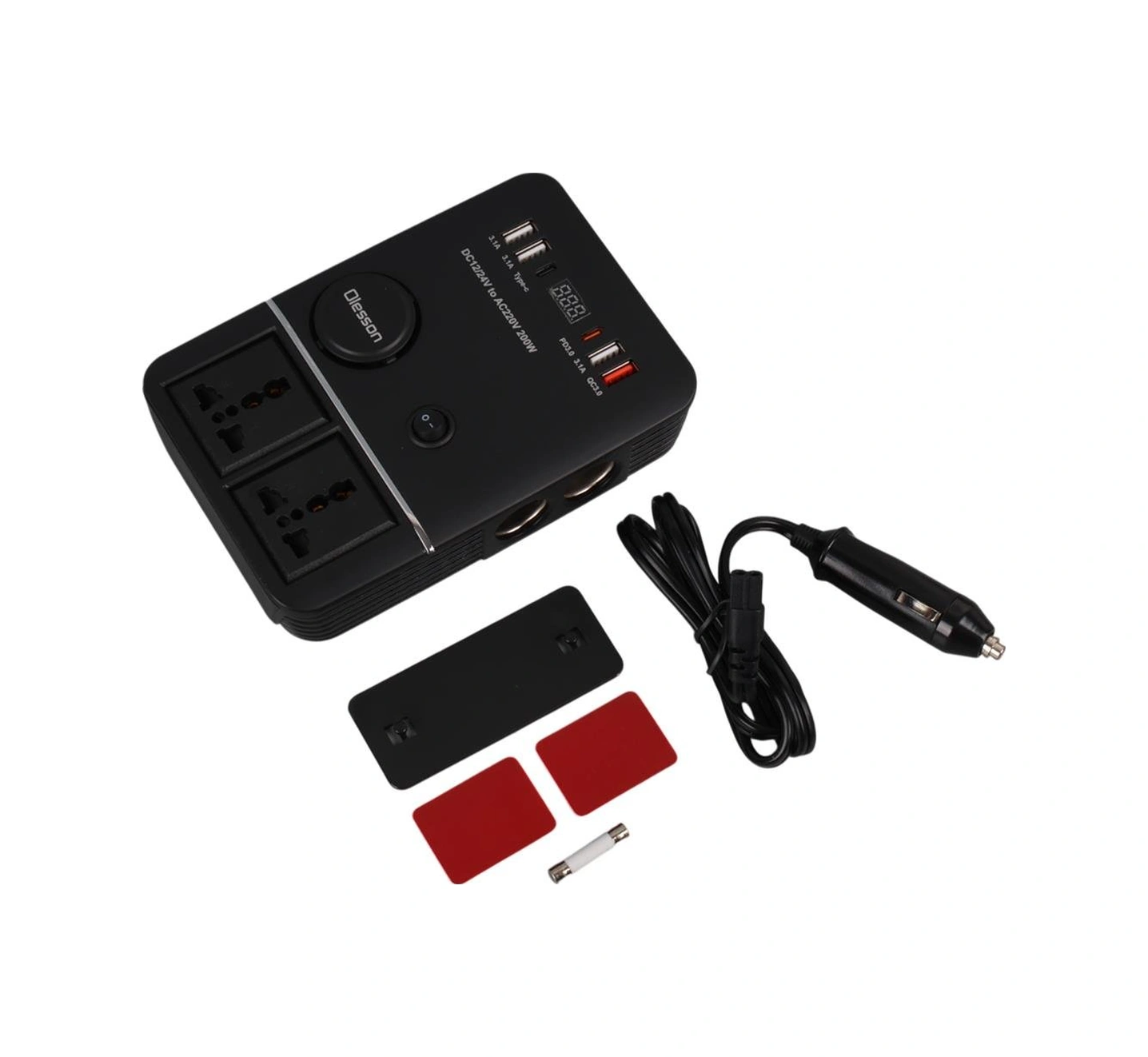 Olesson 1661 Dc 12-24v 200w Oto Araç Power İnverter