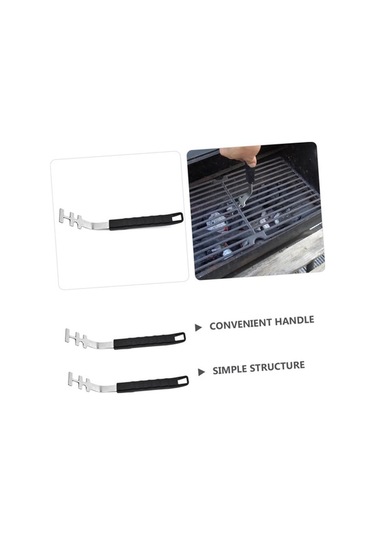 Fortunelane Paslanmaz Çelik Izgara Tutucu, Açık Barbekü Izgara Net Tutucu, Mutfak Gadget, Esansiyel Çelik