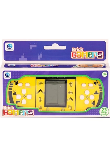 Brick Gamers Tetris Oyun Konsolu 158a-38 Sarı, Mavi