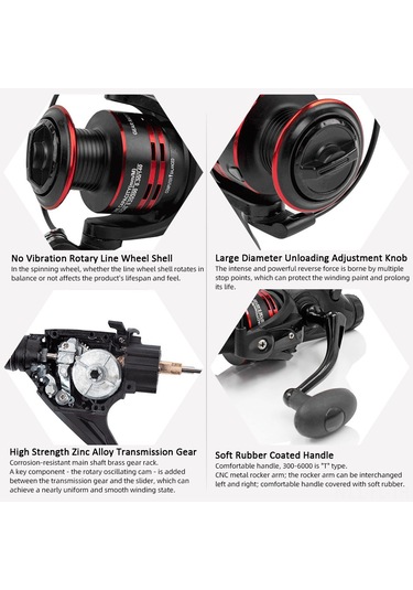 Lemestar Coonor 4000 Model Alüminyum Çelik Kafa İkili Boşaltma Gücü Olta Makinesi - 9+1 Yataklı, 7.5 Kg Fren Gücü, Dayanıklı Ve Korozyona Dayanıklı