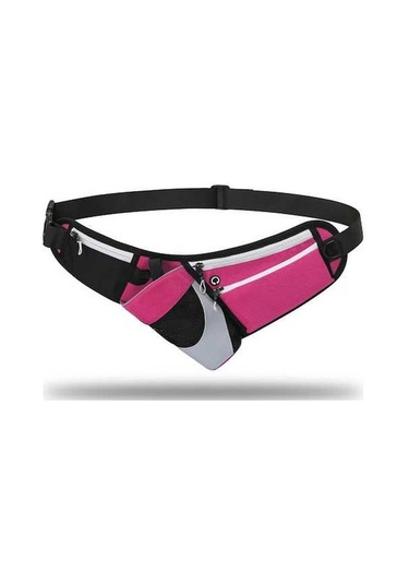 Novahub Vücuda Tam Oturan, İnce Bel Çantası Küçük Boy, Pasaport, Cüzdan, Telefon İçin İdeal Kırmızı Kırmızı