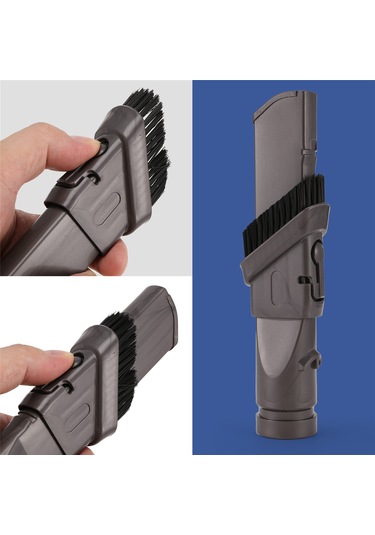 Sointeresting V6 Dc30 Dc34 Dc52 Dc72 Elektrikli Süpürge Yedek Parça Aksesuarları 2'si 1 Arada Fırçalar İçin Düz Nozul Fırça Emiş Başlığı