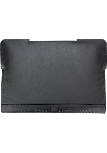 13.3 - 16.2 Apple Uyumlu MacBook /laptops Chester Model Deri Kılıf - 16" / Siyah