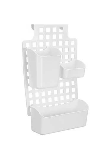 Idea Askılı Organizatör, Kaplarla, Alt Değiştirme Masası İçin 24764757 Beyaz