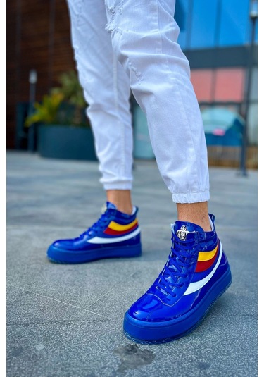 Ch973 - Majesty Mt Erkek Bot Lacıvert Çok Renkli