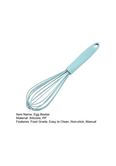 Pembe Yumurta Çırpma Faydalı Asılı Delik Uzun Ömürlü Manuel Silikon Krem Karıştırıcı Süt Karıştırma Aracı Mutfak Gadget Pembe