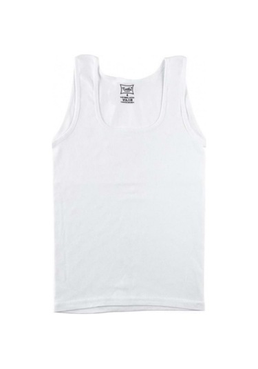 Tutku Kız Çocuk Geniş Askılı Saten Biyeli Atlet 0188 - 6 Adet