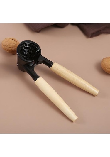 Ceviz Kıracağı Zaman Tasarrufu Sağlayan İş Tasarrufu Sağlayan Kaymaz Sap Yaylı Tasarım Fındıkkıran Fındık Açacağı Ev İçin Siyah