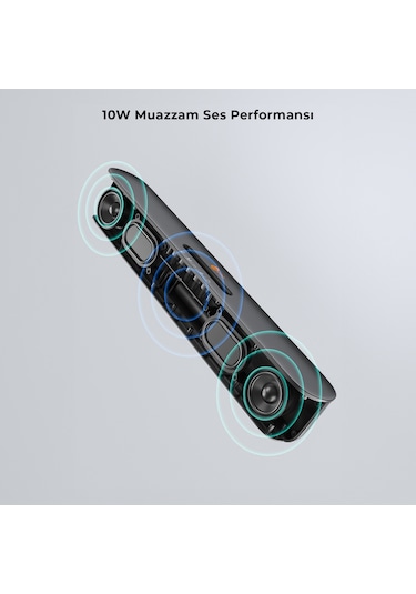 Lecoo DS108 Kablosuz Bluetooth 10W Soundbar Taşınabilir Stereo Hoparlör