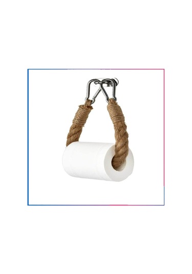 Yeni Kenevir Halat Tuvalet Kağıdı Mutfak Duvar Asılı Kağıt Tutucu Tuvalet Kenevir Halat Rulo Kağıt Tutucu El Yapımı Retro Raf