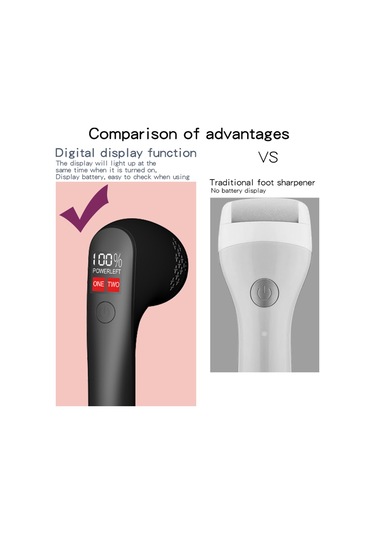 Elektrikli Ayak Nasır Sökücü Dijital Ekran Pedikür Cihazı Peeling Ayak Bakımı Aracı