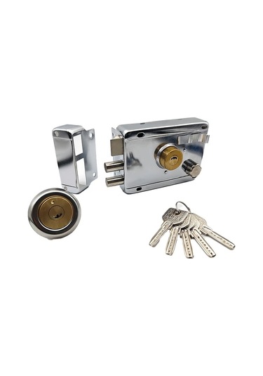 Willowhaven Sağ Açılır + Kenarlı Dayanıklı Paslanmaz Çelik Hırsızlık Önleyici Kapı Kilidi