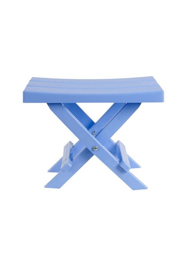 Katlanır Piknik Tabure Mavi Mavi