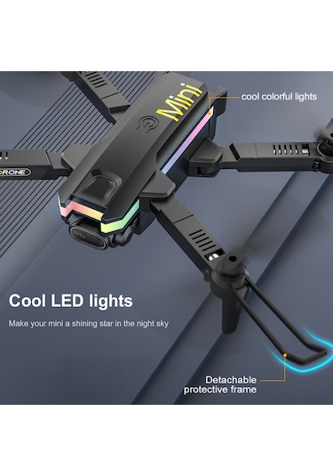 Samdoo Xt8 Mini Katlanabilir Rc Drone Turuncu Tek Batarya Paketi: Tek Tuş Kalkış/iniş, Kafa Yok Modu, 3d Yükseleme İle Abs Malzeme Ve Çantalı Paket