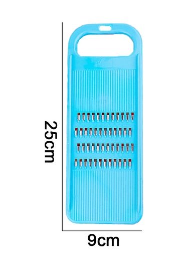 Teltree "kore Usulu Sebze Ve Meyve Doğrayıcı - Pratik Mavi Rendeli Kesici"