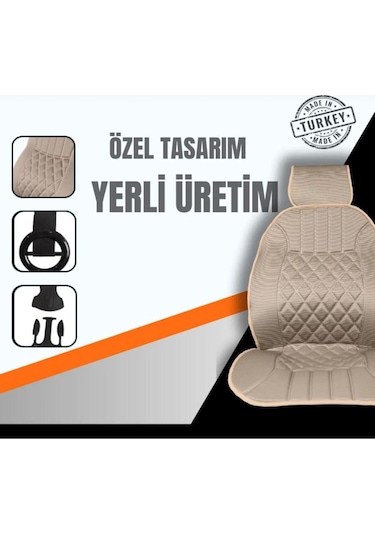 Point Opel Ascona Kadett Oto Ön İki Koltuk Minderi Bej