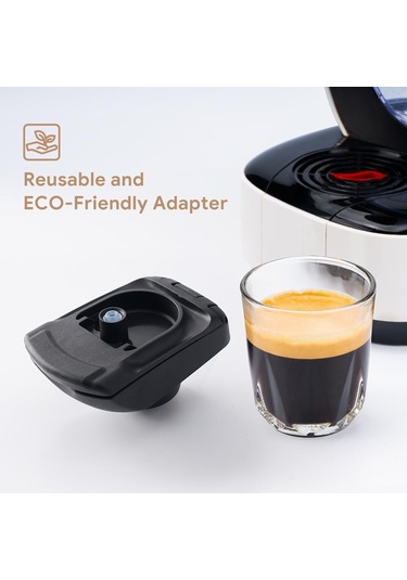 İ Cafilas Ue2229 Yeniden Kullanılabilir Kahve Adaptör Filtresi Doldurulabilir Krema Makinesi Dolce Gusto Makinesi Edg Lumıo Dg325 1 Adapter