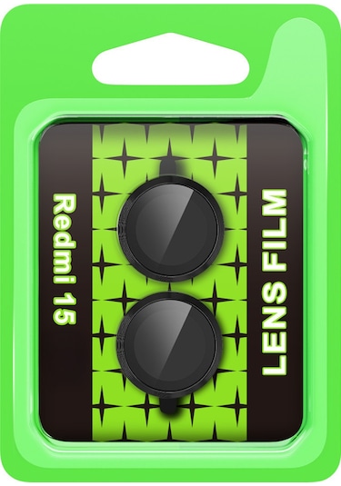 Redmi 15 4g Raze Metal Kamera Lens - Siyah