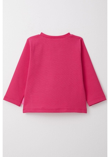 Breeze Kız Çocuk Uzun Kollu Tişört Basic 1-4 Yaş, Fuşya Fusya