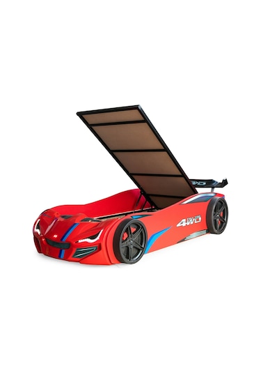 Arabalı Yatak , Bazalı Arabalı Yatak Merso Eko - Kırmızı