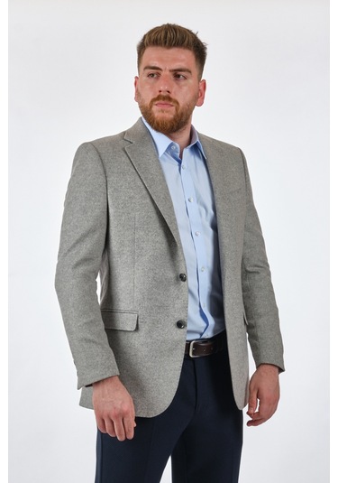 Tom Becker Açık Gri Erkek Ceket Sc15038031 001
